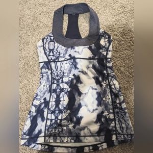 Lululemon Blue and white tank top 4